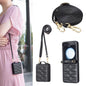 V-shaped Crossbody Lanyard Leather Phone Case, For Galaxy Z Flip8 5G, For Samsung Galaxy Z Flip7 FE / Flip6, For Samsung Galaxy Z Flip7, For Samsung Galaxy Z Flip5, For Samsung Galaxy Z Flip4, For Samsung Galaxy Z Flip3