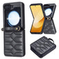 V-shaped Crossbody Lanyard Leather Phone Case, For Galaxy Z Flip8 5G, For Samsung Galaxy Z Flip7 FE / Flip6, For Samsung Galaxy Z Flip7, For Samsung Galaxy Z Flip5, For Samsung Galaxy Z Flip4, For Samsung Galaxy Z Flip3