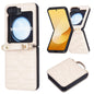 V-shaped Crossbody Lanyard Leather Phone Case, For Galaxy Z Flip8 5G, For Samsung Galaxy Z Flip7 FE / Flip6, For Samsung Galaxy Z Flip7, For Samsung Galaxy Z Flip5, For Samsung Galaxy Z Flip4, For Samsung Galaxy Z Flip3