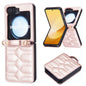 V-shaped Crossbody Lanyard Leather Phone Case, For Galaxy Z Flip8 5G, For Samsung Galaxy Z Flip7 FE / Flip6, For Samsung Galaxy Z Flip7, For Samsung Galaxy Z Flip5, For Samsung Galaxy Z Flip4, For Samsung Galaxy Z Flip3
