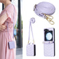 Wave-shaped Crossbody Lanyard Leather Phone Case, For Galaxy Z Flip8 5G, For Samsung Galaxy Z Flip7 FE / Flip6, For Samsung Galaxy Z Flip7, For Samsung Galaxy Z Flip5, For Samsung Galaxy Z Flip4, For Samsung Galaxy Z Flip3