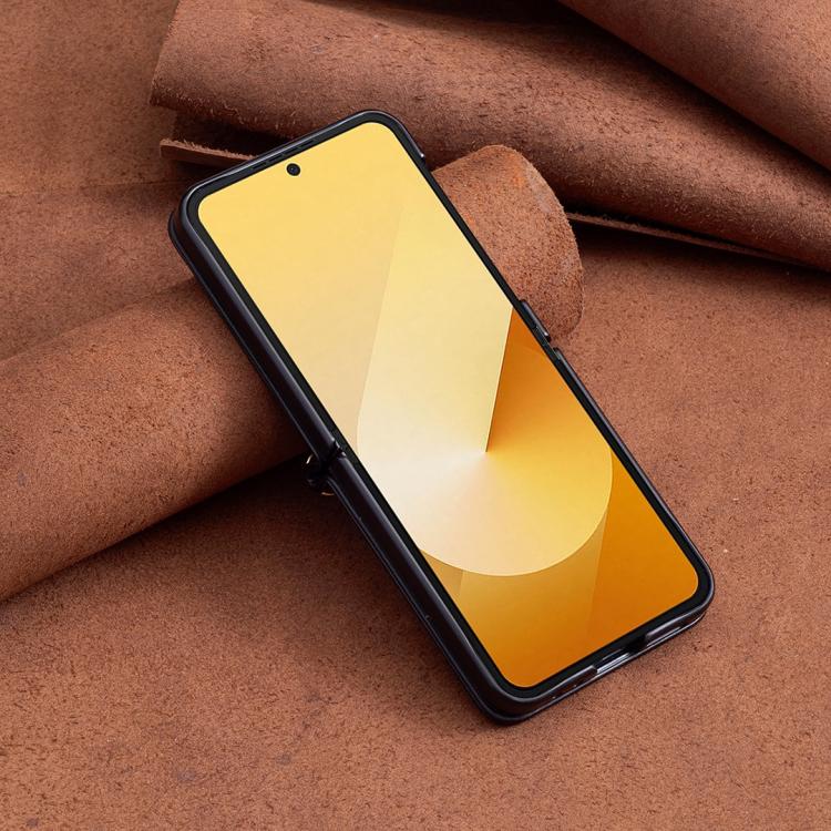 Square-shaped Crossbody Lanyard Leather Phone Case