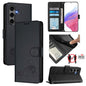 Cat Rat Embossed Pattern RFID Leather Phone Case with Lanyard, For Galaxy S26 FE 5G, For Samsung Galaxy S26+ 5G, For Samsung Galaxy S26 Edge 5G, For Samsung Galaxy S26 Ultra 5G, For Samsung Galaxy S26 5G, For Samsung Galaxy S25 Edge 5G                 ...