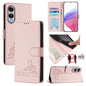 Cat Rat Embossed Pattern RFID Leather Phone Case with Lanyard, For Galaxy S26 FE 5G, For Samsung Galaxy S26+ 5G, For Samsung Galaxy S26 Edge 5G, For Samsung Galaxy S26 Ultra 5G, For Samsung Galaxy S26 5G, For Samsung Galaxy S25 Edge 5G                 ...