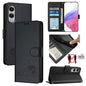 Cat Rat Embossed Pattern RFID Leather Phone Case with Lanyard, For Galaxy S26 FE 5G, For Samsung Galaxy S26+ 5G, For Samsung Galaxy S26 Edge 5G, For Samsung Galaxy S26 Ultra 5G, For Samsung Galaxy S26 5G, For Samsung Galaxy S25 Edge 5G                 ...