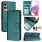 Cat Rat Embossed Pattern RFID Leather Phone Case with Lanyard, For Galaxy S26 FE 5G, For Samsung Galaxy S26+ 5G, For Samsung Galaxy S26 Edge 5G, For Samsung Galaxy S26 Ultra 5G, For Samsung Galaxy S26 5G, For Samsung Galaxy S25 Edge 5G                 ...