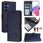 Cat Rat Embossed Pattern RFID Leather Phone Case with Lanyard, For Galaxy S26 FE 5G, For Samsung Galaxy S26+ 5G, For Samsung Galaxy S26 Edge 5G, For Samsung Galaxy S26 Ultra 5G, For Samsung Galaxy S26 5G, For Samsung Galaxy S25 Edge 5G                 ...