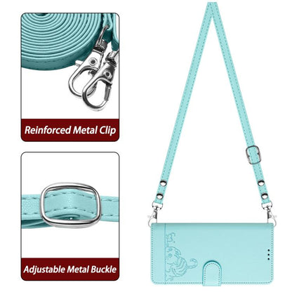 Cat Rat Embossed Pattern RFID Leather Phone Case with Lanyard, For Galaxy S26 FE 5G, For Samsung Galaxy S26+ 5G, For Samsung Galaxy S26 Edge 5G, For Samsung Galaxy S26 Ultra 5G, For Samsung Galaxy S26 5G, For Samsung Galaxy S25 Edge 5G                 ...