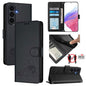 Cat Rat Embossed Pattern RFID Leather Phone Case with Lanyard, For Galaxy S26 FE 5G, For Samsung Galaxy S26+ 5G, For Samsung Galaxy S26 Edge 5G, For Samsung Galaxy S26 Ultra 5G, For Samsung Galaxy S26 5G, For Samsung Galaxy S25 Edge 5G                 ...