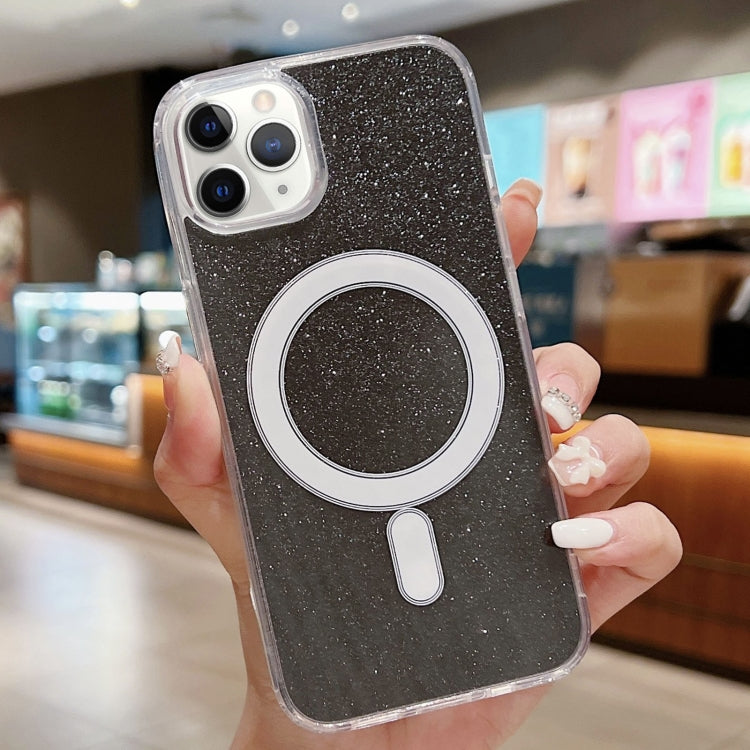 Acrylic Transparent Glitter MagSafe Phone Case