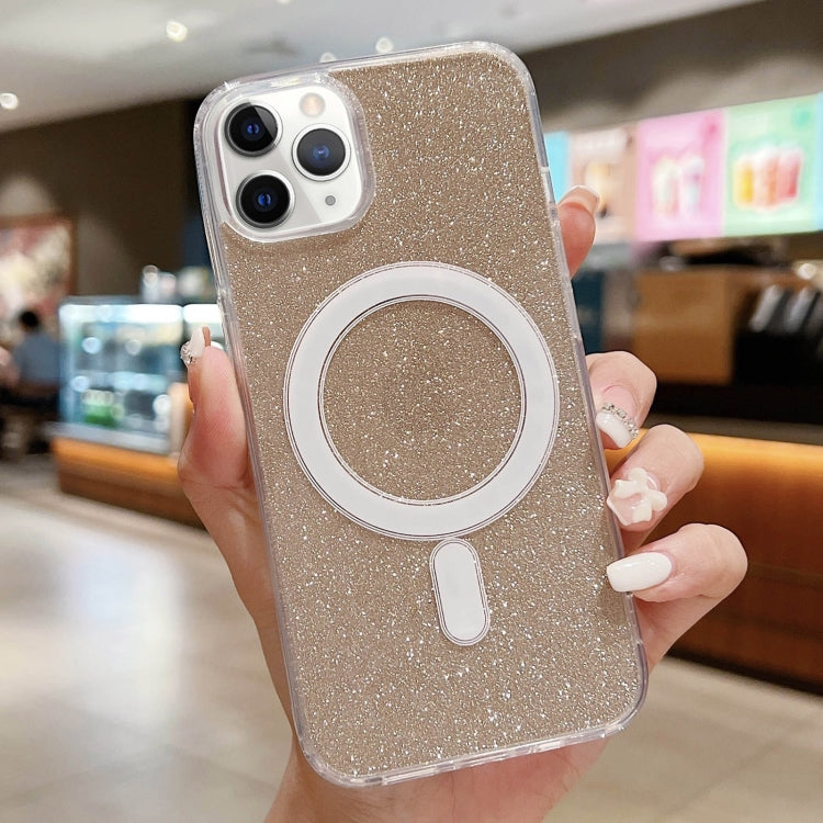Acrylic Transparent Glitter MagSafe Phone Case