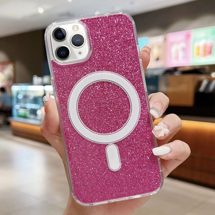 Acrylic Transparent Glitter MagSafe Phone Case