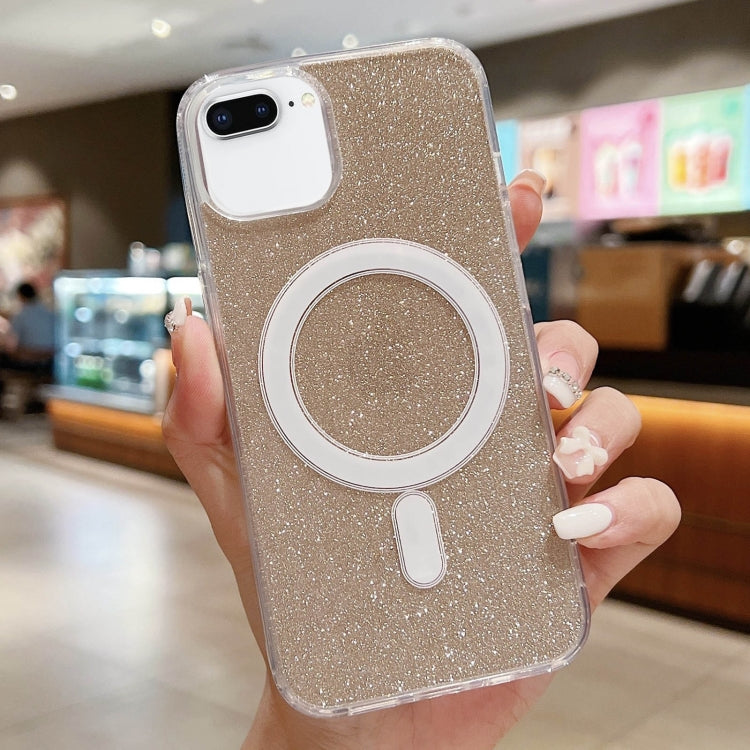 Acrylic Transparent Glitter MagSafe Phone Case