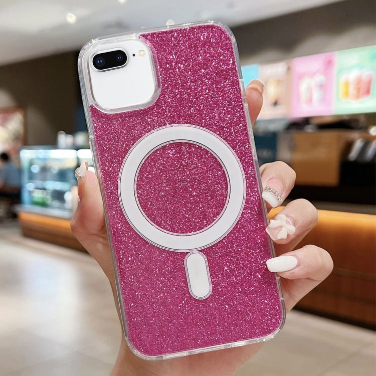 Acrylic Transparent Glitter MagSafe Phone Case