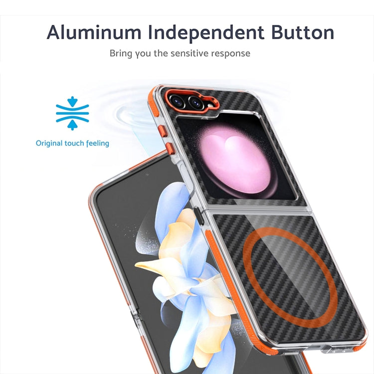 Dual-Color Carbon Fiber Texture Magsafe Phone Case