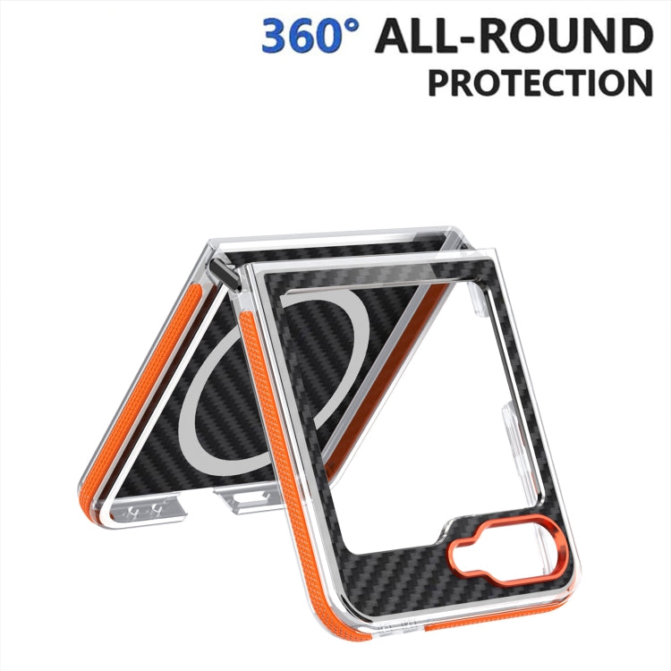 Dual-Color Carbon Fiber Texture Magsafe Phone Case