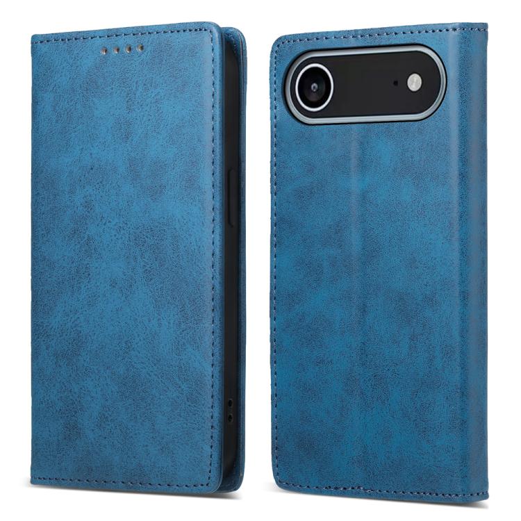 Business Solid Color Magnetic RFID Leather Phone Case