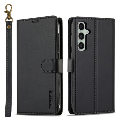 LC.IMEEKE L2 Series Detachable Magsafe PU Phone Case with Lanyard, For Samsung Galaxy S24 Ultra 5G, For Samsung Galaxy S24+ 5G, For Samsung Galaxy S24 5G, For Samsung Galaxy S23 FE 5G, For Samsung Galaxy S20 FE 5G, For Samsung Galaxy S22+ 5G