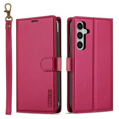 LC.IMEEKE L2 Series Detachable Magsafe PU Phone Case with Lanyard, For Samsung Galaxy S24 Ultra 5G, For Samsung Galaxy S24+ 5G, For Samsung Galaxy S24 5G, For Samsung Galaxy S23 FE 5G, For Samsung Galaxy S20 FE 5G, For Samsung Galaxy S22+ 5G