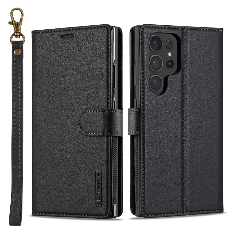 LC.IMEEKE L2 Series Detachable Magsafe PU Phone Case with Lanyard, For Samsung Galaxy S24 Ultra 5G, For Samsung Galaxy S24+ 5G, For Samsung Galaxy S24 5G, For Samsung Galaxy S23 FE 5G, For Samsung Galaxy S20 FE 5G, For Samsung Galaxy S22+ 5G