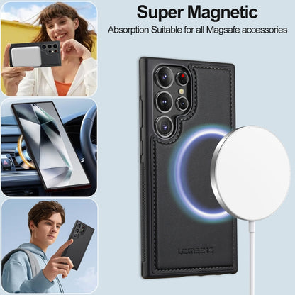 LC.IMEEKE L2 Series Detachable Magsafe PU Phone Case with Lanyard, For Samsung Galaxy S24 Ultra 5G, For Samsung Galaxy S24+ 5G, For Samsung Galaxy S24 5G, For Samsung Galaxy S23 FE 5G, For Samsung Galaxy S20 FE 5G, For Samsung Galaxy S22+ 5G