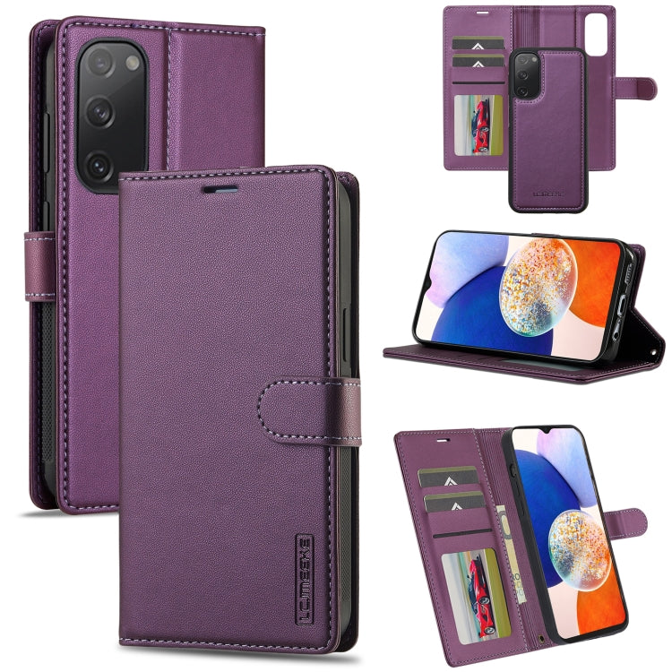 LC.IMEEKE L2 Series Detachable Magsafe PU Phone Case with Lanyard, For Samsung Galaxy S24 Ultra 5G, For Samsung Galaxy S24+ 5G, For Samsung Galaxy S24 5G, For Samsung Galaxy S23 FE 5G, For Samsung Galaxy S20 FE 5G, For Samsung Galaxy S22+ 5G