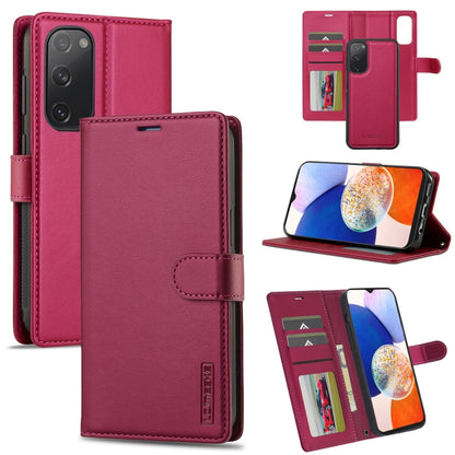 LC.IMEEKE L2 Series Detachable Magsafe PU Phone Case with Lanyard, For Samsung Galaxy S24 Ultra 5G, For Samsung Galaxy S24+ 5G, For Samsung Galaxy S24 5G, For Samsung Galaxy S23 FE 5G, For Samsung Galaxy S20 FE 5G, For Samsung Galaxy S22+ 5G