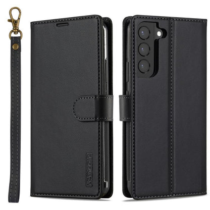 LC.IMEEKE L2 Series Detachable Magsafe PU Phone Case with Lanyard, For Galaxy S26 FE 5G, For Samsung Galaxy S26+ 5G, For Samsung Galaxy S26 Ultra 5G, For Samsung Galaxy S26 5G, For Samsung Galaxy S25 Edge 5G, For Samsung Galaxy S25 5G                  ...