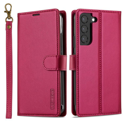 LC.IMEEKE L2 Series Detachable Magsafe PU Phone Case with Lanyard, For Galaxy S26 FE 5G, For Samsung Galaxy S26+ 5G, For Samsung Galaxy S26 Ultra 5G, For Samsung Galaxy S26 5G, For Samsung Galaxy S25 Edge 5G, For Samsung Galaxy S25 5G                  ...