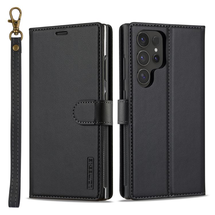 LC.IMEEKE L2 Series Detachable Magsafe PU Phone Case with Lanyard, For Galaxy S26 FE 5G, For Samsung Galaxy S26+ 5G, For Samsung Galaxy S26 Ultra 5G, For Samsung Galaxy S26 5G, For Samsung Galaxy S25 Edge 5G, For Samsung Galaxy S25 5G                  ...