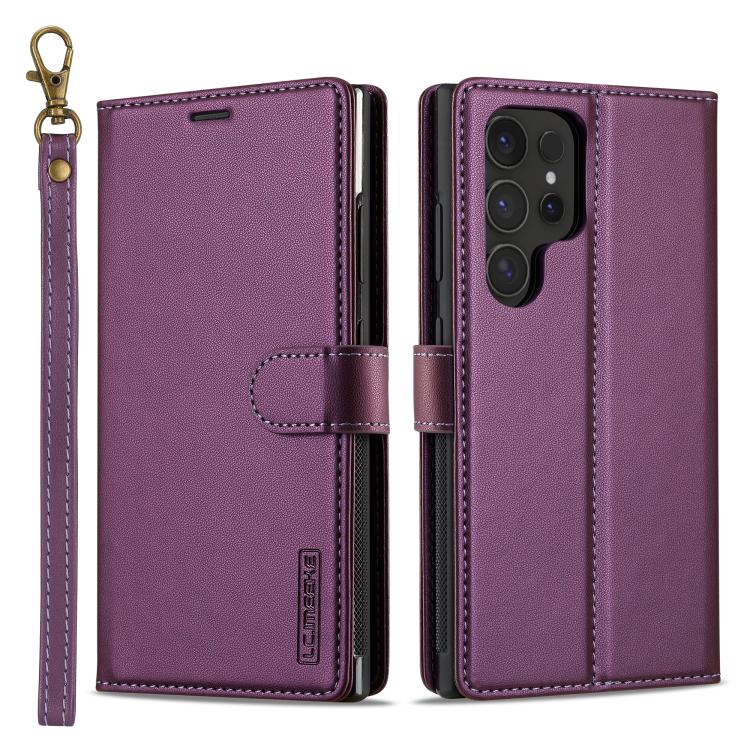 LC.IMEEKE L2 Series Detachable Magsafe PU Phone Case with Lanyard, For Galaxy S26 FE 5G, For Samsung Galaxy S26+ 5G, For Samsung Galaxy S26 Ultra 5G, For Samsung Galaxy S26 5G, For Samsung Galaxy S25 Edge 5G, For Samsung Galaxy S25 5G                  ...