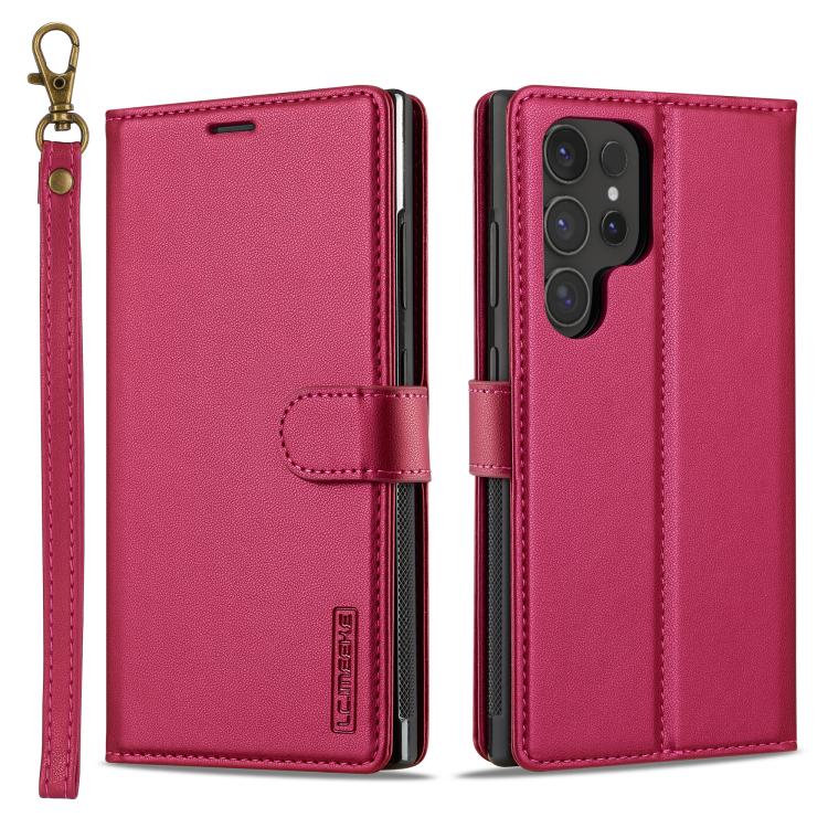 LC.IMEEKE L2 Series Detachable Magsafe PU Phone Case with Lanyard, For Galaxy S26 FE 5G, For Samsung Galaxy S26+ 5G, For Samsung Galaxy S26 Ultra 5G, For Samsung Galaxy S26 5G, For Samsung Galaxy S25 Edge 5G, For Samsung Galaxy S25 5G                  ...