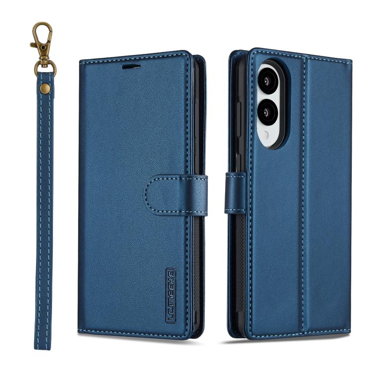 LC.IMEEKE L2 Series Detachable Magsafe PU Phone Case with Lanyard, For Galaxy S26 FE 5G, For Samsung Galaxy S26+ 5G, For Samsung Galaxy S26 Ultra 5G, For Samsung Galaxy S26 5G, For Samsung Galaxy S25 Edge 5G, For Samsung Galaxy S25 5G                  ...