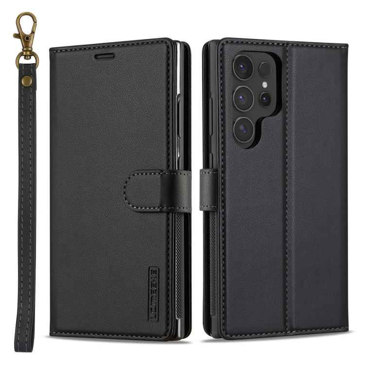 LC.IMEEKE L2 Series Detachable Magsafe PU Phone Case with Lanyard, For Samsung Galaxy S26+ 5G, For Samsung Galaxy S26 Ultra 5G, For Samsung Galaxy S26 5G, For Samsung Galaxy S25 Edge 5G, For Samsung Galaxy S25 5G, For Samsung Galaxy S25+ 5G            ...