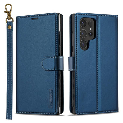 LC.IMEEKE L2 Series Detachable Magsafe PU Phone Case with Lanyard, For Galaxy S26 FE 5G, For Samsung Galaxy S26+ 5G, For Samsung Galaxy S26 Ultra 5G, For Samsung Galaxy S26 5G, For Samsung Galaxy S25 Edge 5G, For Samsung Galaxy S25 5G                  ...