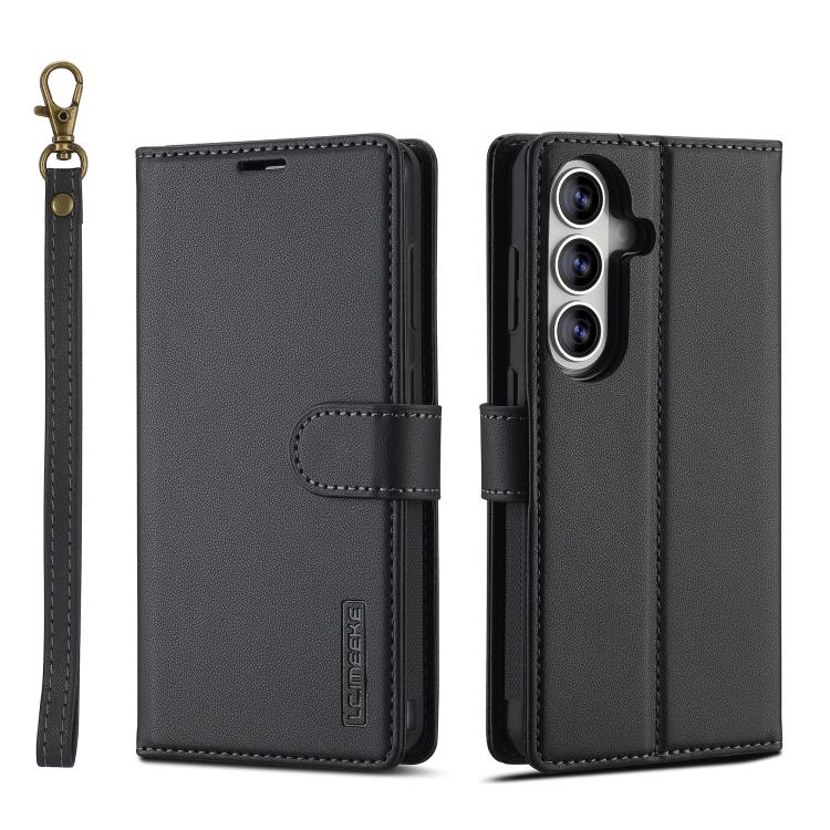 LC.IMEEKE L2 Series Detachable Magsafe PU Phone Case with Lanyard, For Galaxy S26 FE 5G, For Samsung Galaxy S26+ 5G, For Samsung Galaxy S26 Ultra 5G, For Samsung Galaxy S26 5G, For Samsung Galaxy S25 Edge 5G, For Samsung Galaxy S25 5G                  ...
