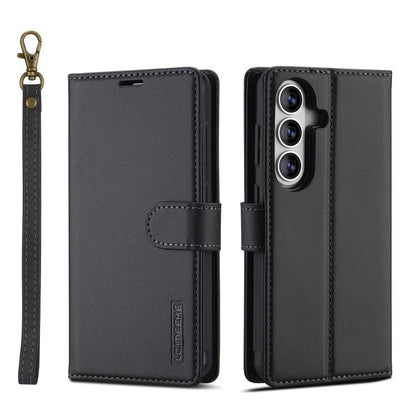 LC.IMEEKE L2 Series Detachable Magsafe PU Phone Case with Lanyard, For Galaxy S26 FE 5G, For Samsung Galaxy S26+ 5G, For Samsung Galaxy S26 Ultra 5G, For Samsung Galaxy S26 5G, For Samsung Galaxy S25 Edge 5G, For Samsung Galaxy S25 5G                  ...