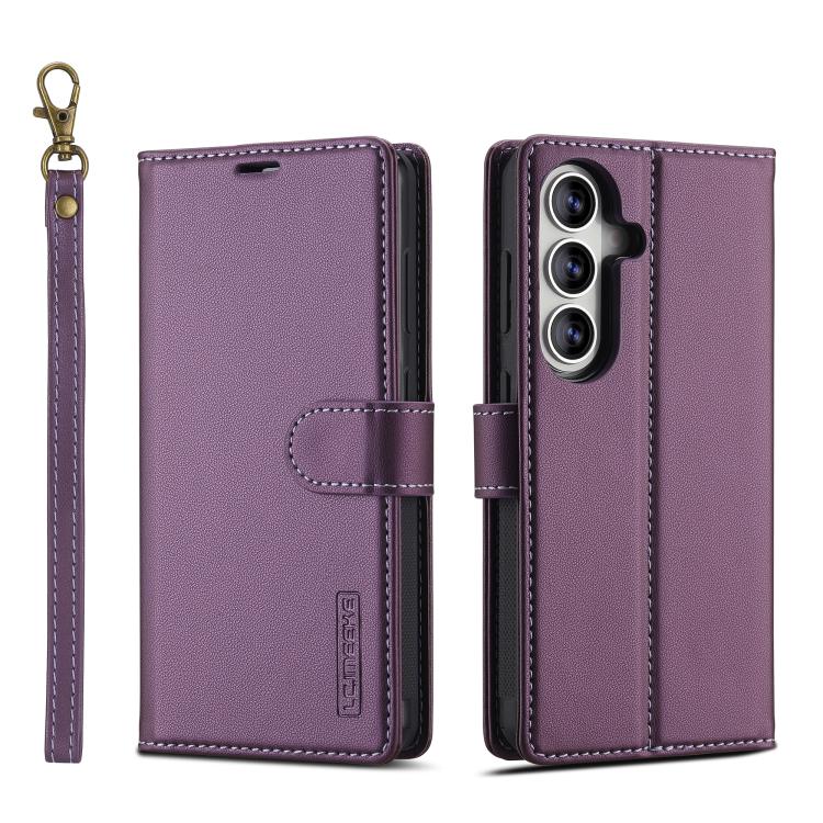 LC.IMEEKE L2 Series Detachable Magsafe PU Phone Case with Lanyard, For Galaxy S26 FE 5G, For Samsung Galaxy S26+ 5G, For Samsung Galaxy S26 Ultra 5G, For Samsung Galaxy S26 5G, For Samsung Galaxy S25 Edge 5G, For Samsung Galaxy S25 5G                  ...