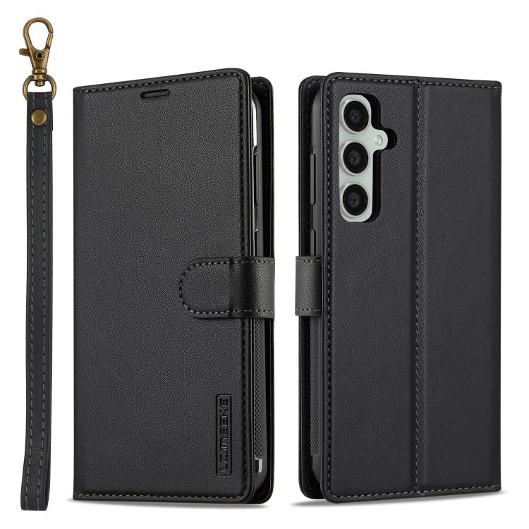 LC.IMEEKE L2 Series Detachable Magsafe PU Phone Case with Lanyard, For Galaxy S26 FE 5G, For Samsung Galaxy S26+ 5G, For Samsung Galaxy S26 Ultra 5G, For Samsung Galaxy S26 5G, For Samsung Galaxy S25 Edge 5G, For Samsung Galaxy S25 5G                  ...