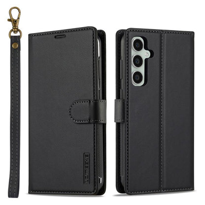 LC.IMEEKE L2 Series Detachable Magsafe PU Phone Case with Lanyard, For Galaxy S26 FE 5G, For Samsung Galaxy S26+ 5G, For Samsung Galaxy S26 Ultra 5G, For Samsung Galaxy S26 5G, For Samsung Galaxy S25 Edge 5G, For Samsung Galaxy S25 5G                  ...