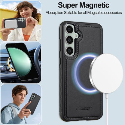 LC.IMEEKE L2 Series Detachable Magsafe PU Phone Case with Lanyard, For Galaxy S26 FE 5G, For Samsung Galaxy S26+ 5G, For Samsung Galaxy S26 Ultra 5G, For Samsung Galaxy S26 5G, For Samsung Galaxy S25 Edge 5G, For Samsung Galaxy S25 5G                  ...