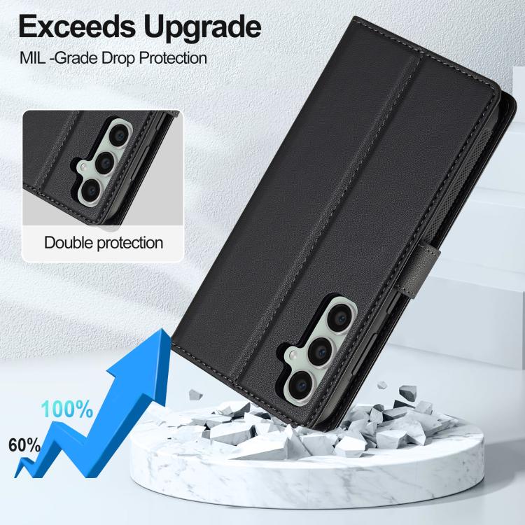LC.IMEEKE L2 Series Detachable Magsafe PU Phone Case with Lanyard, For Galaxy S26 FE 5G, For Samsung Galaxy S26+ 5G, For Samsung Galaxy S26 Ultra 5G, For Samsung Galaxy S26 5G, For Samsung Galaxy S25 Edge 5G, For Samsung Galaxy S25 5G                  ...