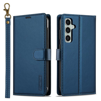 LC.IMEEKE L2 Series Detachable Magsafe PU Phone Case with Lanyard, For Galaxy S26 FE 5G, For Samsung Galaxy S26+ 5G, For Samsung Galaxy S26 Ultra 5G, For Samsung Galaxy S26 5G, For Samsung Galaxy S25 Edge 5G, For Samsung Galaxy S25 5G                  ...