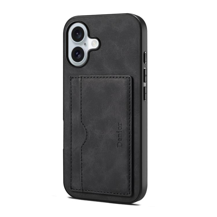 Denior D08 PU Single Card Slot Holder Phone Case