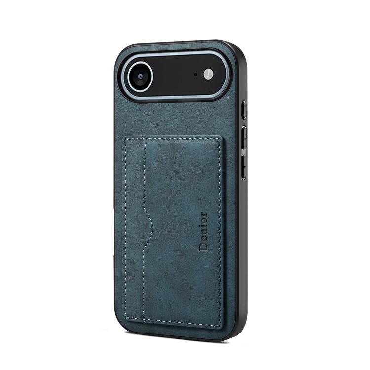 Denior D08 PU Single Card Slot Holder Phone Case