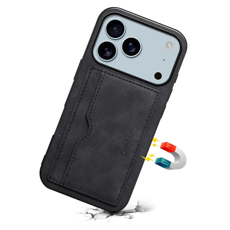 Denior D08 PU Single Card Slot Holder Phone Case