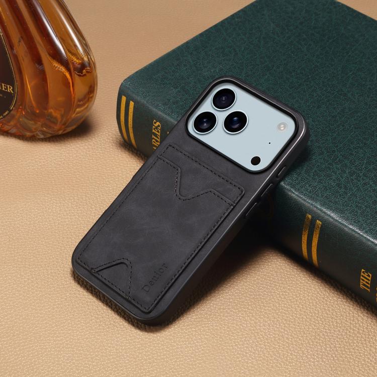 Denior D06 PU Back Cover Card Slot Holder Phone Case