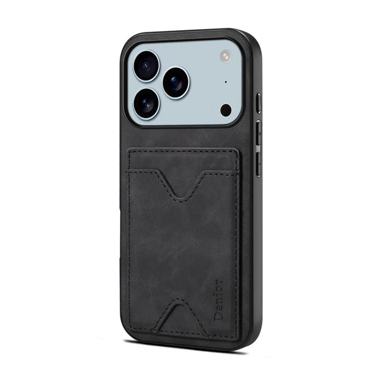 Denior D06 PU Back Cover Card Slot Holder Phone Case