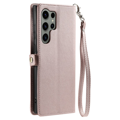 Wallet Multi-card Slot Leather Phone Case with Lanyard, For Samsung Galaxy S24 Ultra 5G, For Samsung Galaxy S24+ 5G, For Samsung Galaxy S24 5G, For Samsung Galaxy S23 FE 5G, For Samsung Galaxy S23 Ultra 5G, For Samsung Galaxy S23+ 5G                   ...
