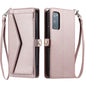 Wallet Multi-card Slot Leather Phone Case with Lanyard, For Samsung Galaxy S22 5G, For Samsung Galaxy S21 FE 5G, For Samsung Galaxy S21 5G, For Samsung Galaxy S20 FE 5G